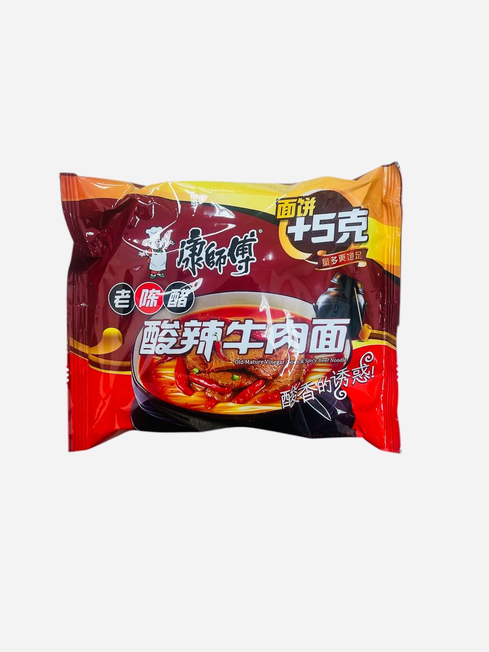 Лапша Kangshifu с говядиной в кисло-сладком соусе