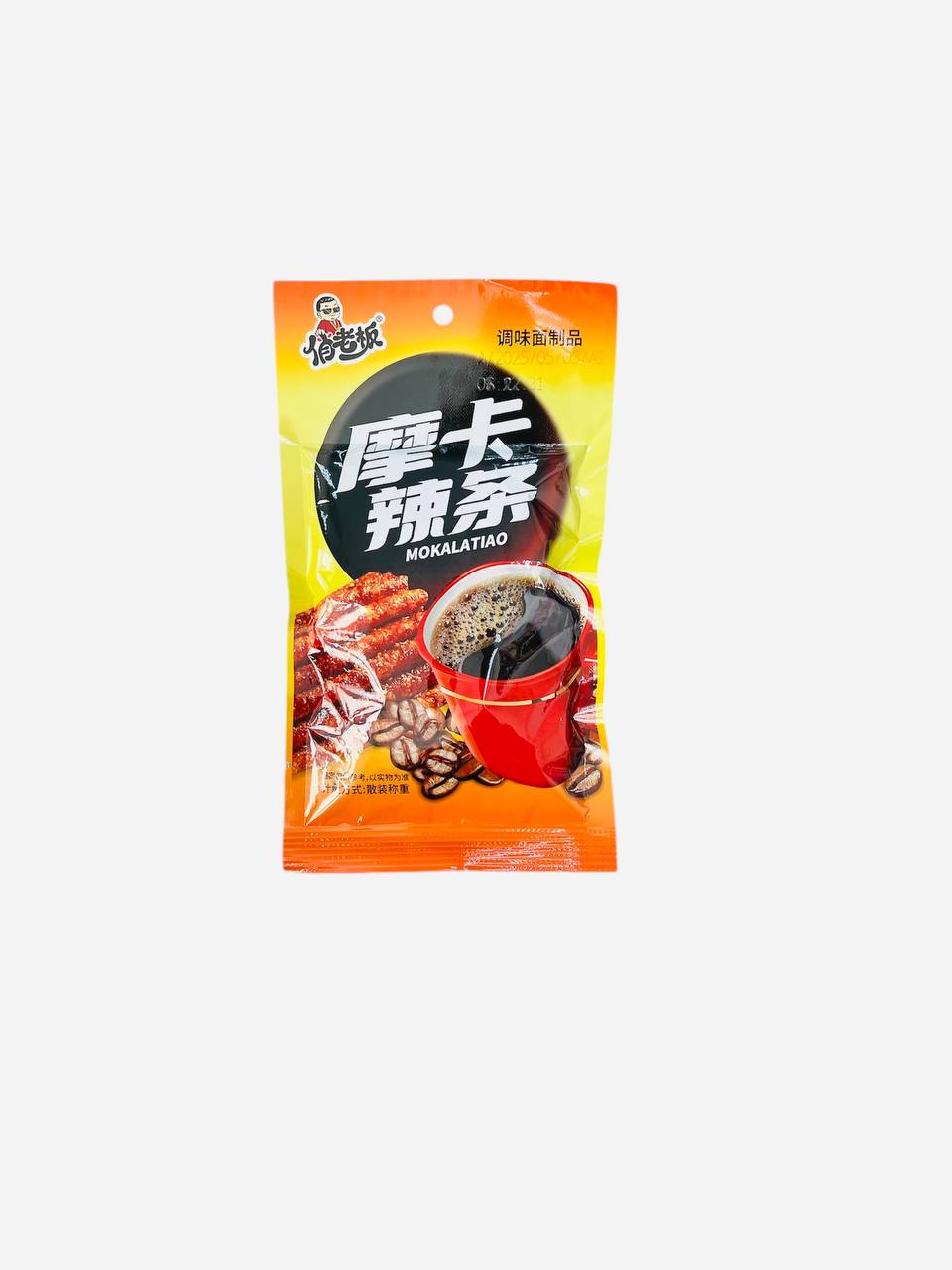 Соевые снеки Qiào lǎobǎn со вкусом кофе