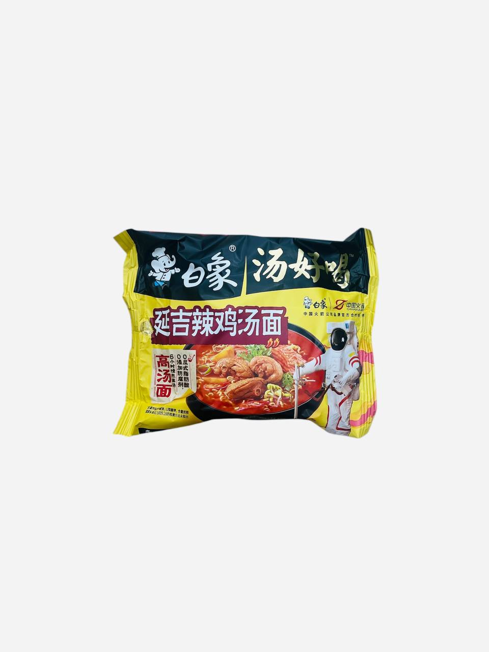 Лапша Baiziang с курицей, острая