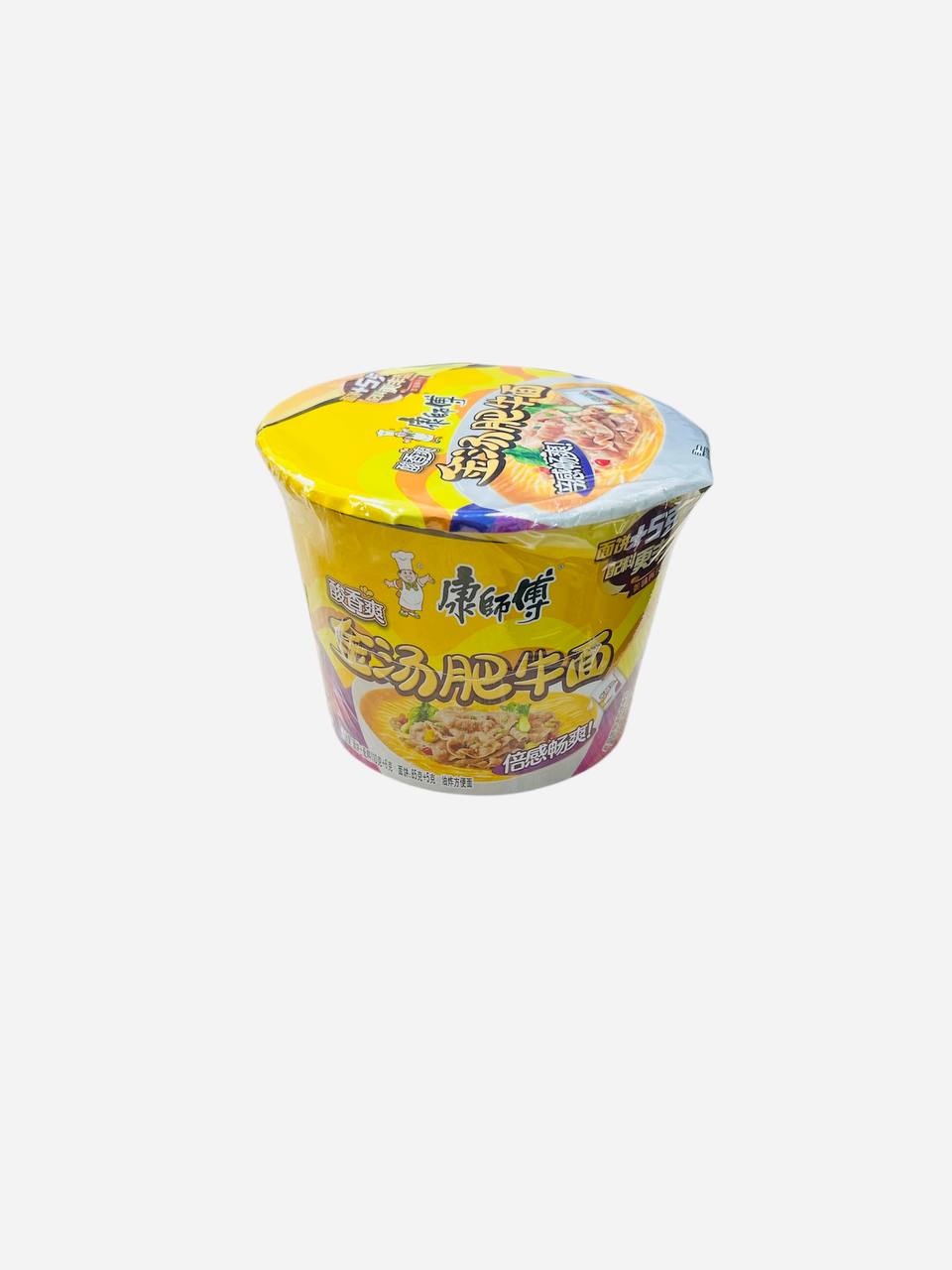 Лапша Kangshifu золотая с говядиной(банка)