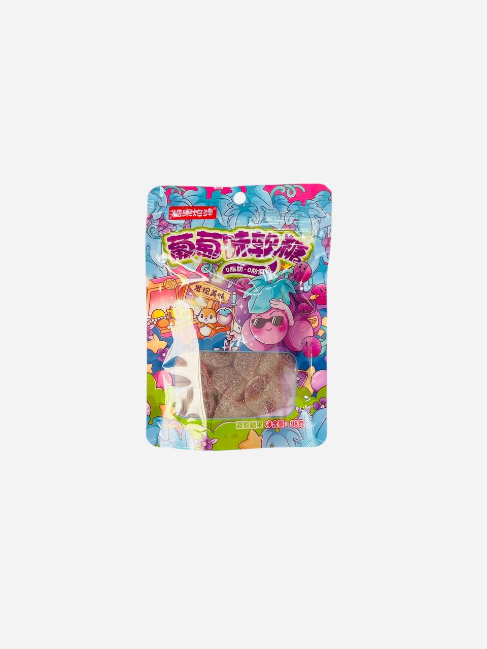 Мармелад Tángguǒ pàodàn со вкусом винограда