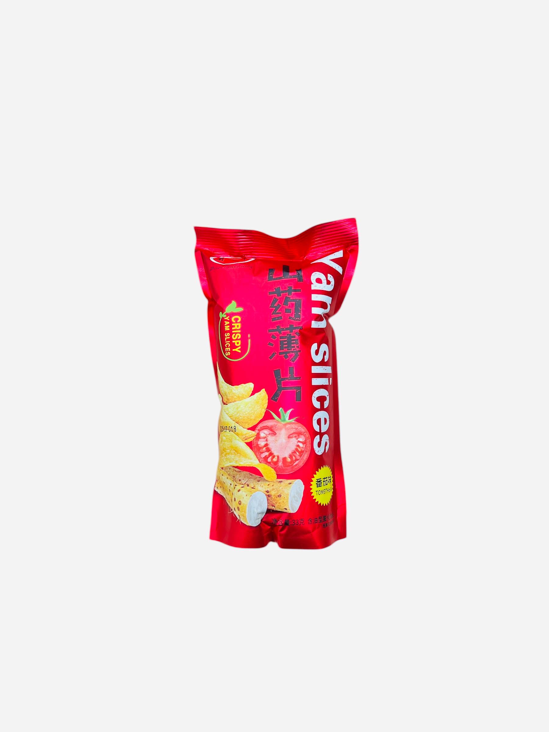 Чипсы Yam slices со вкусом томата