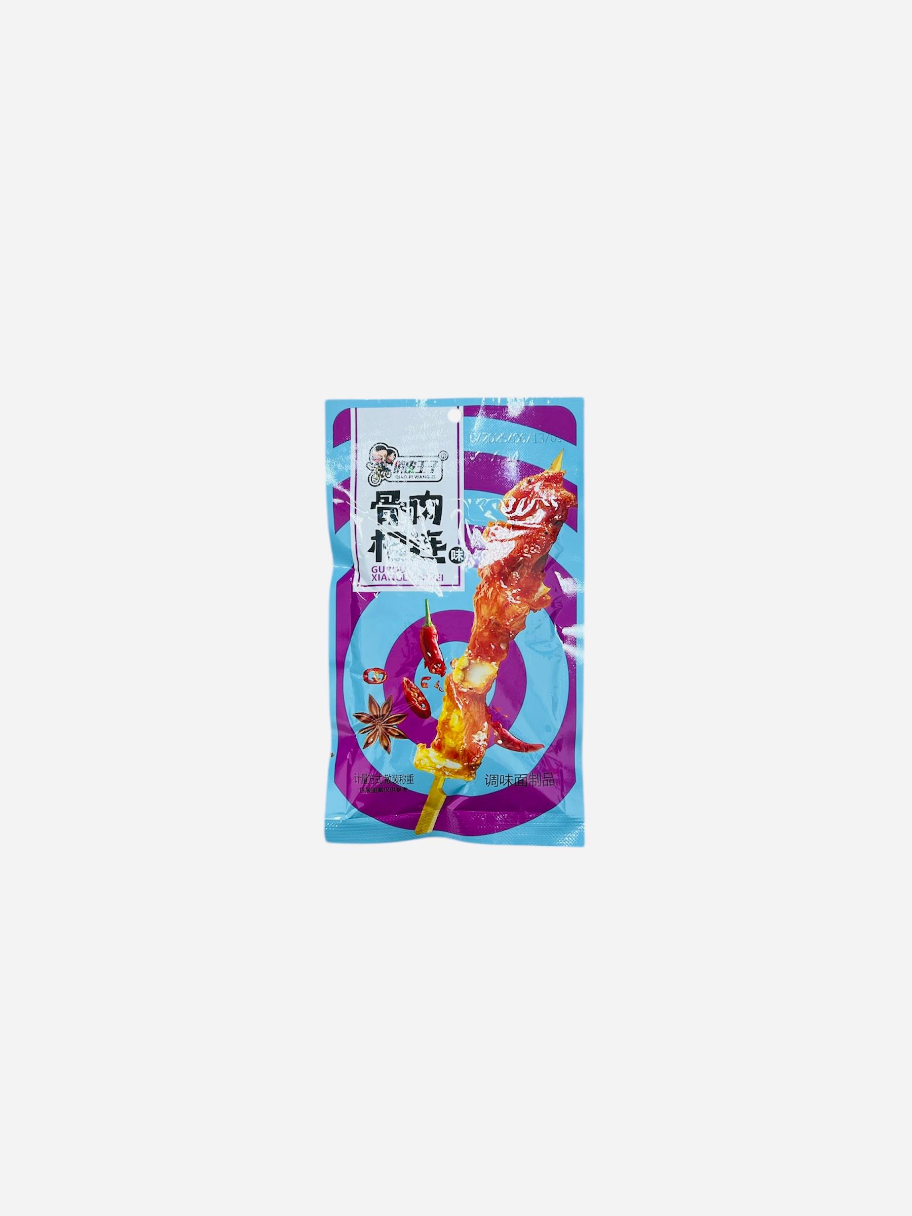 Соевая закуска Qiao Pi Wang Zi шашлычок со специями