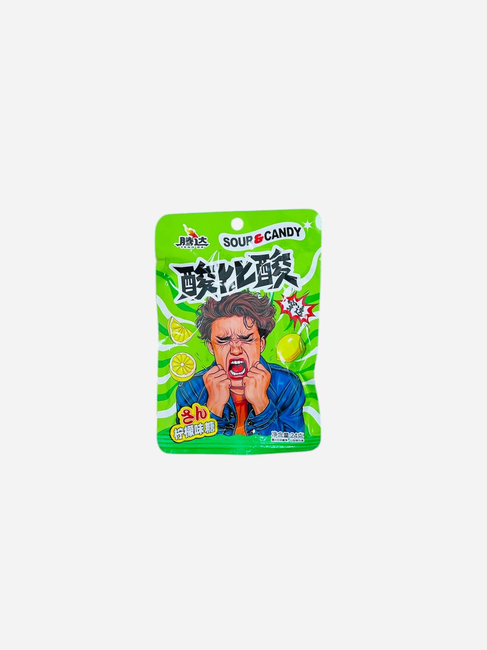 Кислые конфеты TengDa со вкусом лимона