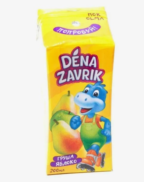 Dena Zavrik Сок Грушово-Яблочный нектар 200мл 24шт/упак