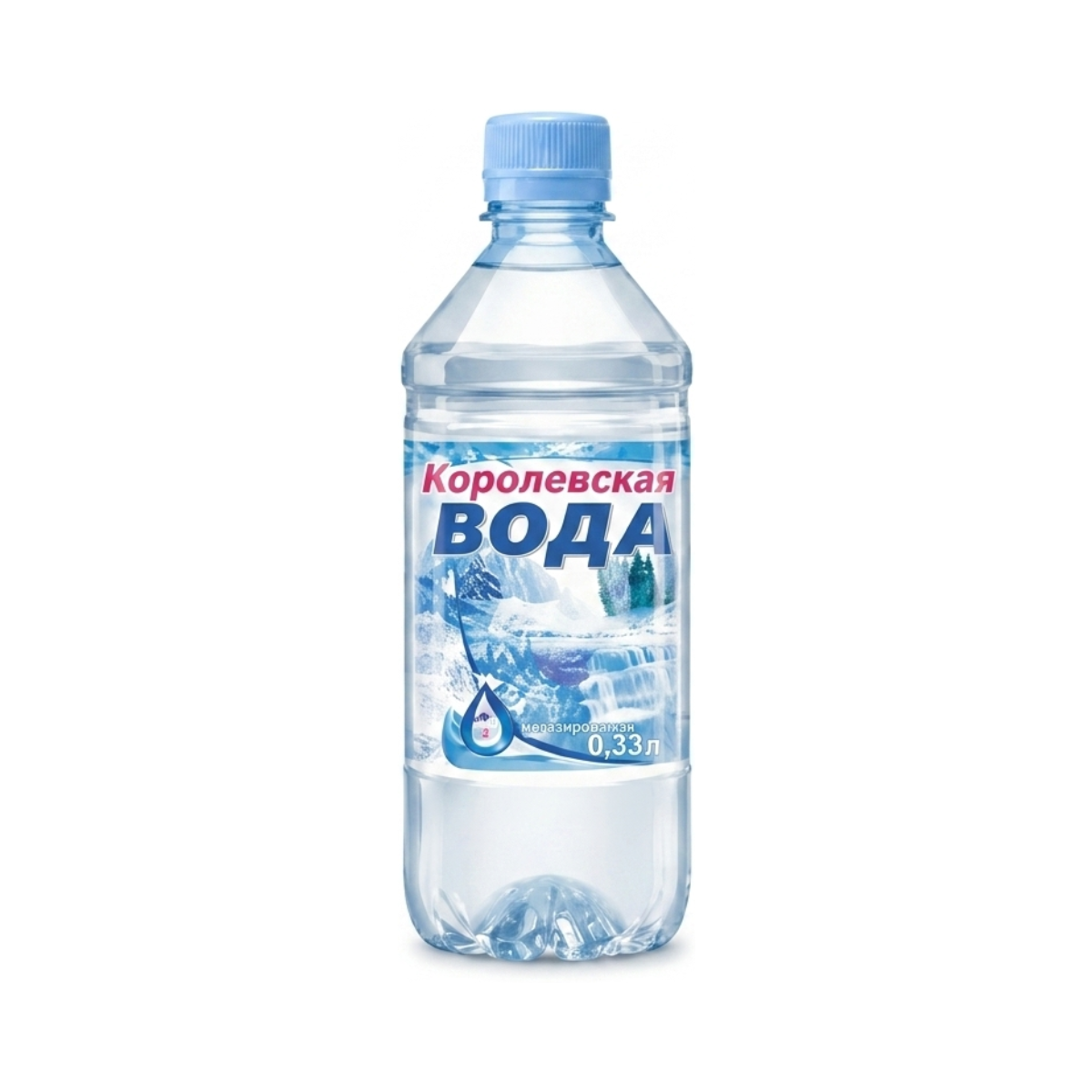 Королевская вода 0,33л (ПЭТ) негаз (24шт/уп)