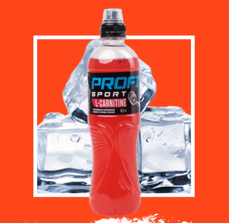 "Ириб"  "PROFI SPORT" L-CARNITINE (ПЭТ) 0,5л*12шт/упак, шт