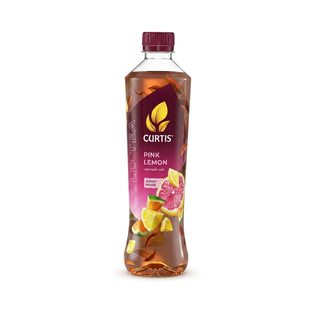 напиток негазир "ЧЕРНЫЙ ЧАЙ CURTIS®️ СО ВКУСОМ ЛИМОНА, РОЗОВОГО ЛИМОНА, КАЛАМАНСИ" 1л / 6 шт упк