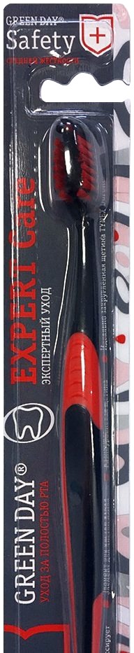 Зубная щетка SAFETY Green Day Expert Care  экспертный уход *12