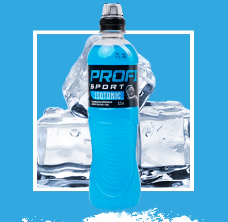 "Ириб"  "PROFI SPORT" ISOTONIC (ПЭТ) 0,5л*12шт/упак, шт