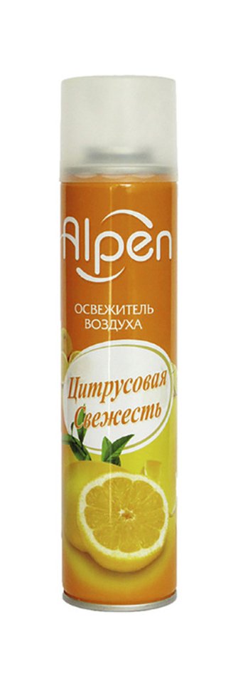 Alpen Освежитель воздуха Цитрусовая свежесть 300мл 12/уп