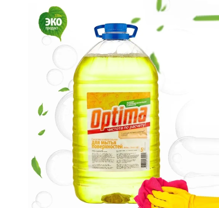 Optima для мытья поверхностей 5л 4шт/уп