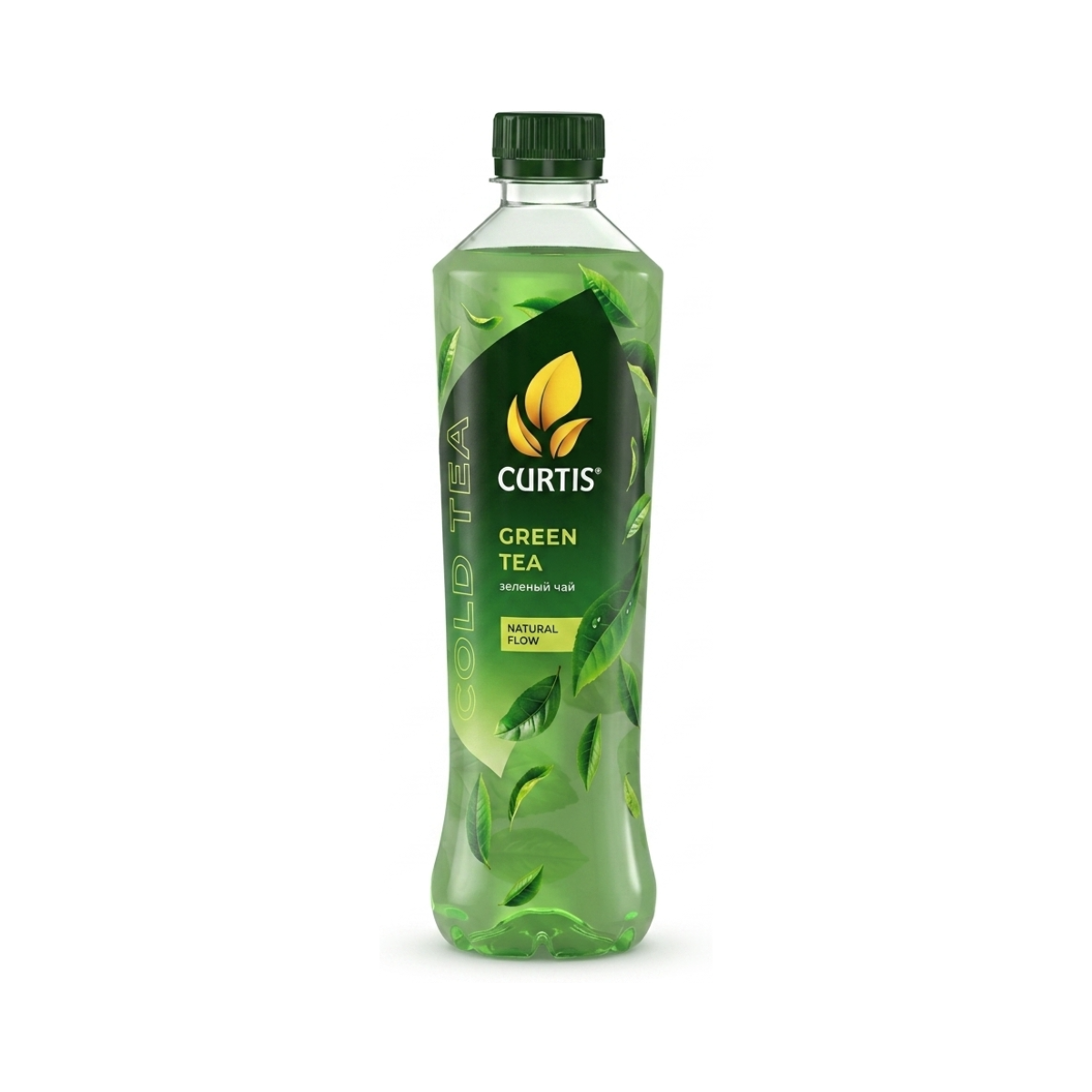 напиток негазир "ЗЕЛЕНЫЙ ЧАЙ CURTIS®️ СО ВКУСОМ (ГРИН ТИ)" 0,5л / 12 шт упк