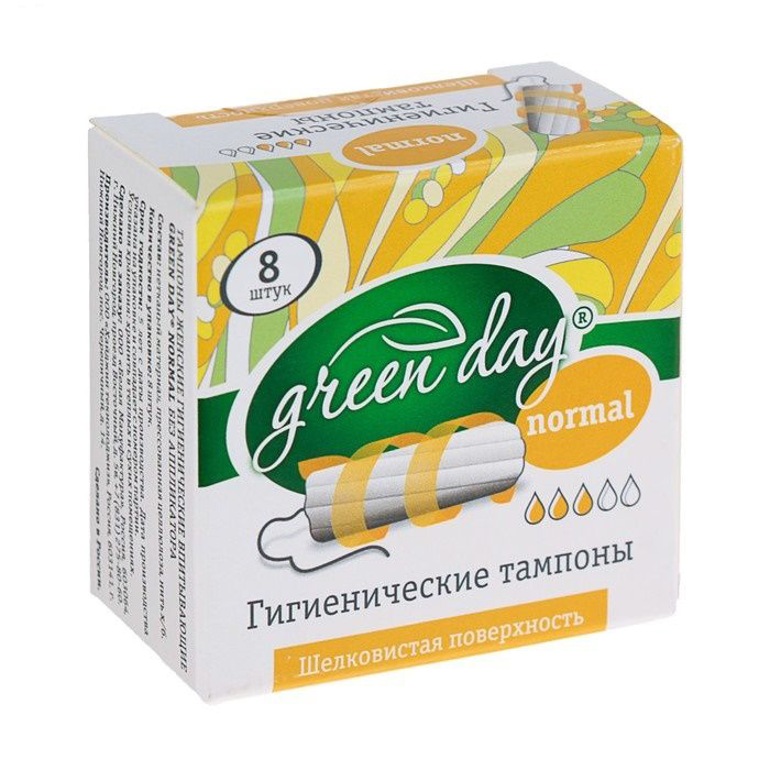 Тампоны 8 шт. Normal GREEN DAY, 54