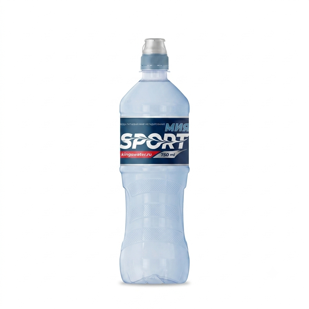 Королевская вода "МИЯ" 0.75л (ПЭТ) негаз СПОРТ (12шт/уп)