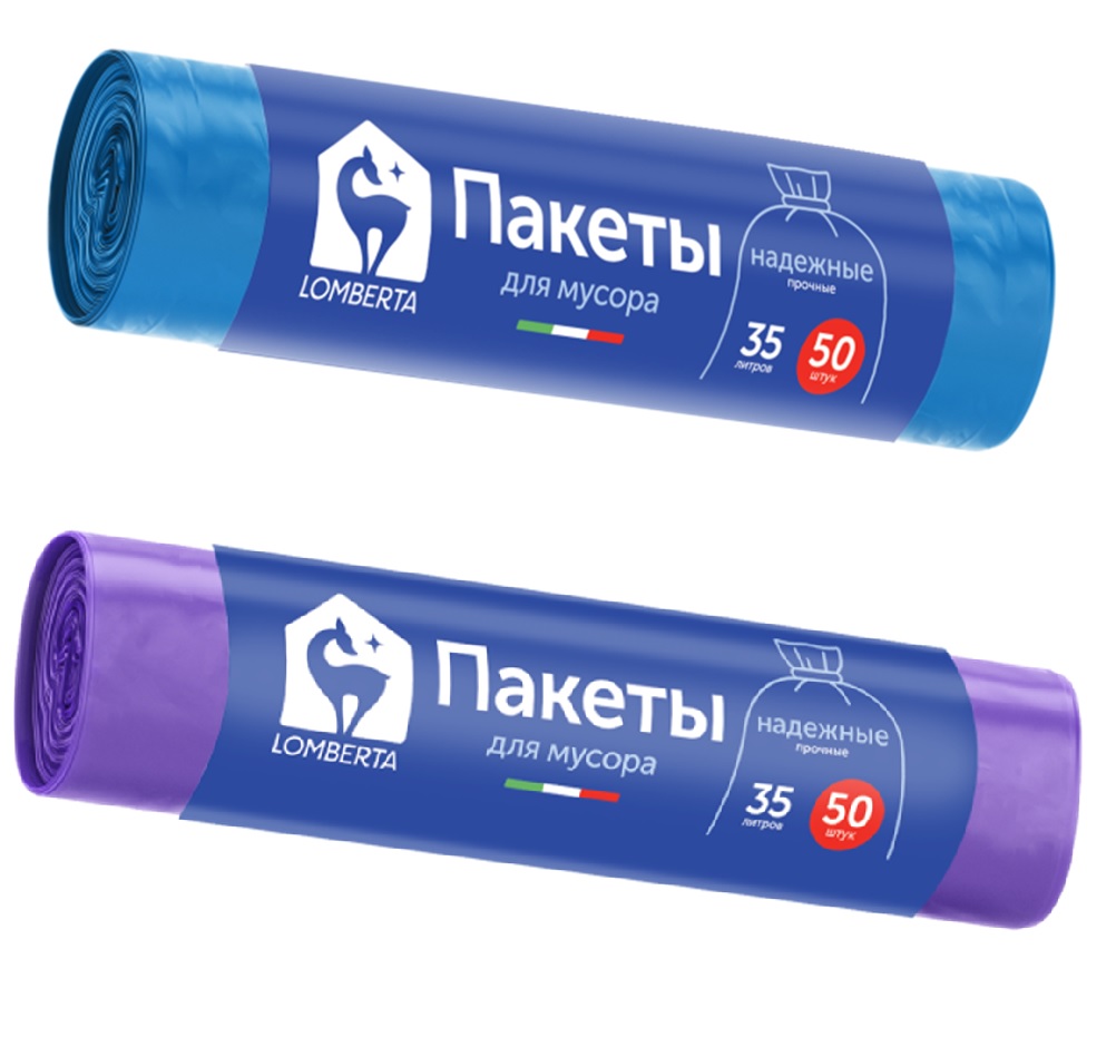 Lomberta Пакет для мусора 35л 50шт ПНД *28