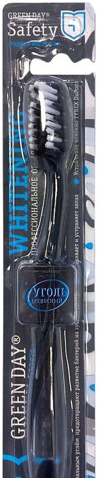 Зубная щетка SAFETY Green Day Whitening профессиональное отбеливание *12