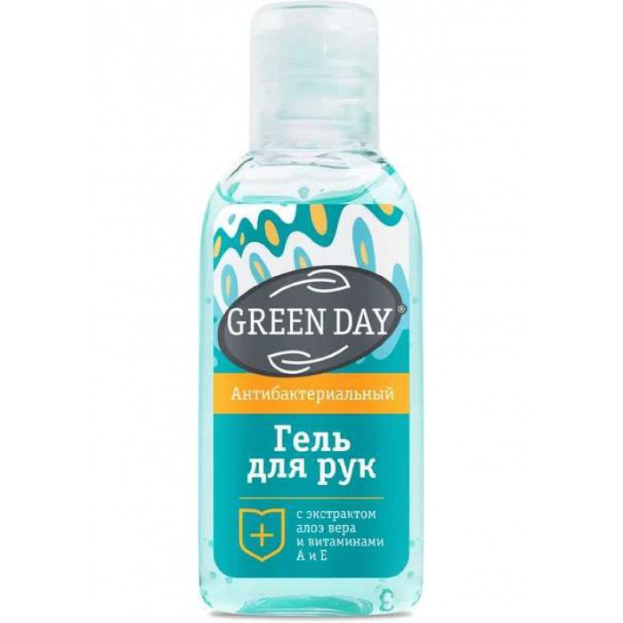 Гель для рук антибактериальный 50 мл GREEN DAY *35