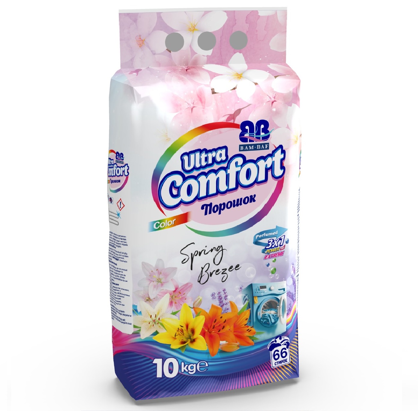 Стиральный порошок BAMBAF ULTRA COMFORT (цвет.) 10 кг.