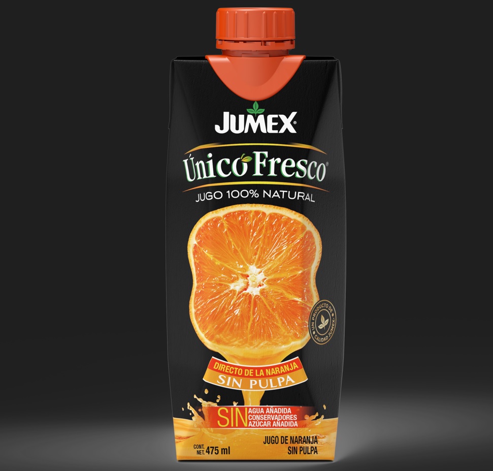 Нектар "Jumex" Апельсиновый сок прямого отжима (Jugo directo de la naranja) тетрапак 475мл*12шт/упак