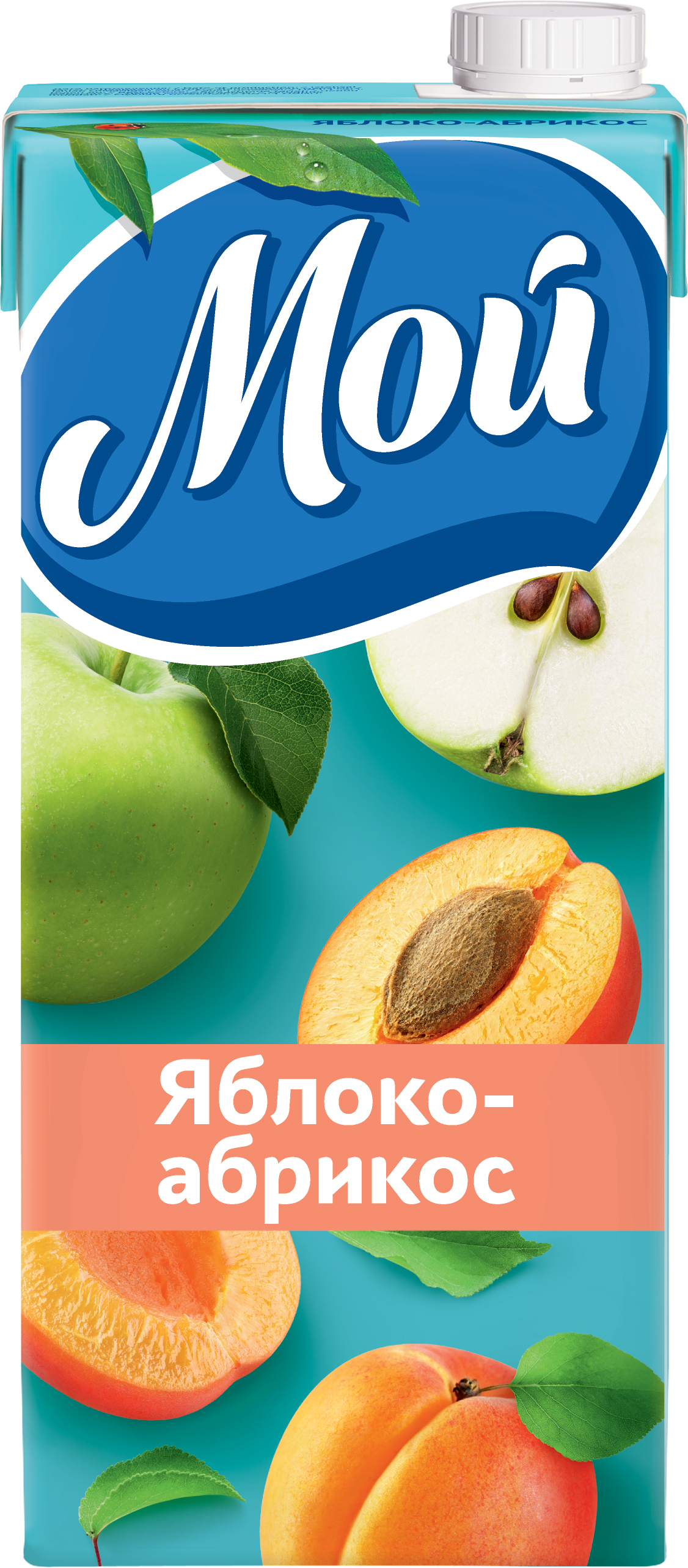 Мой Нектар 0,95л Яблоко-Абрикос с мякотью 12шт уп