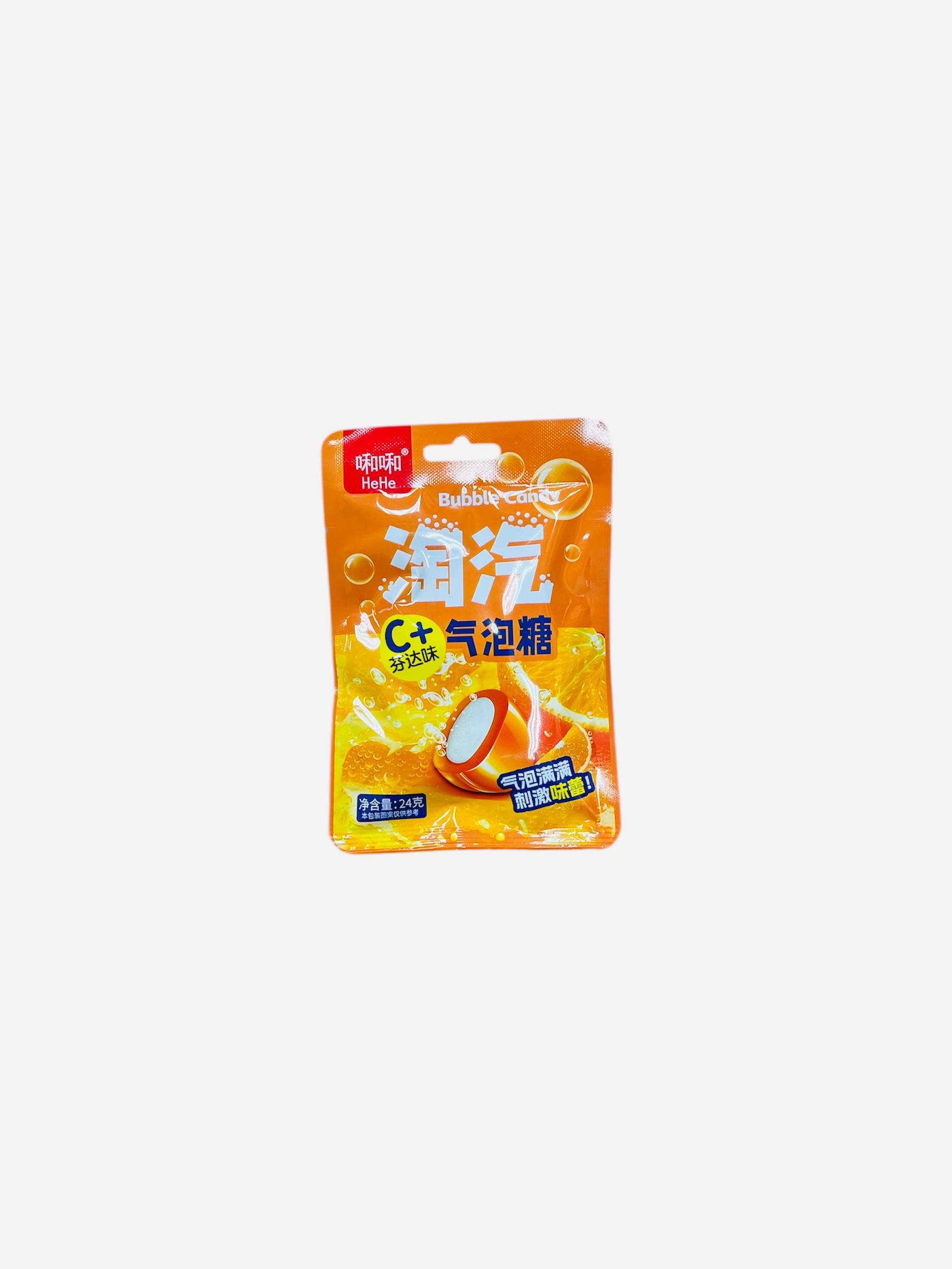 Конфеты Bubble Candy HeHe со вкусом апельсина