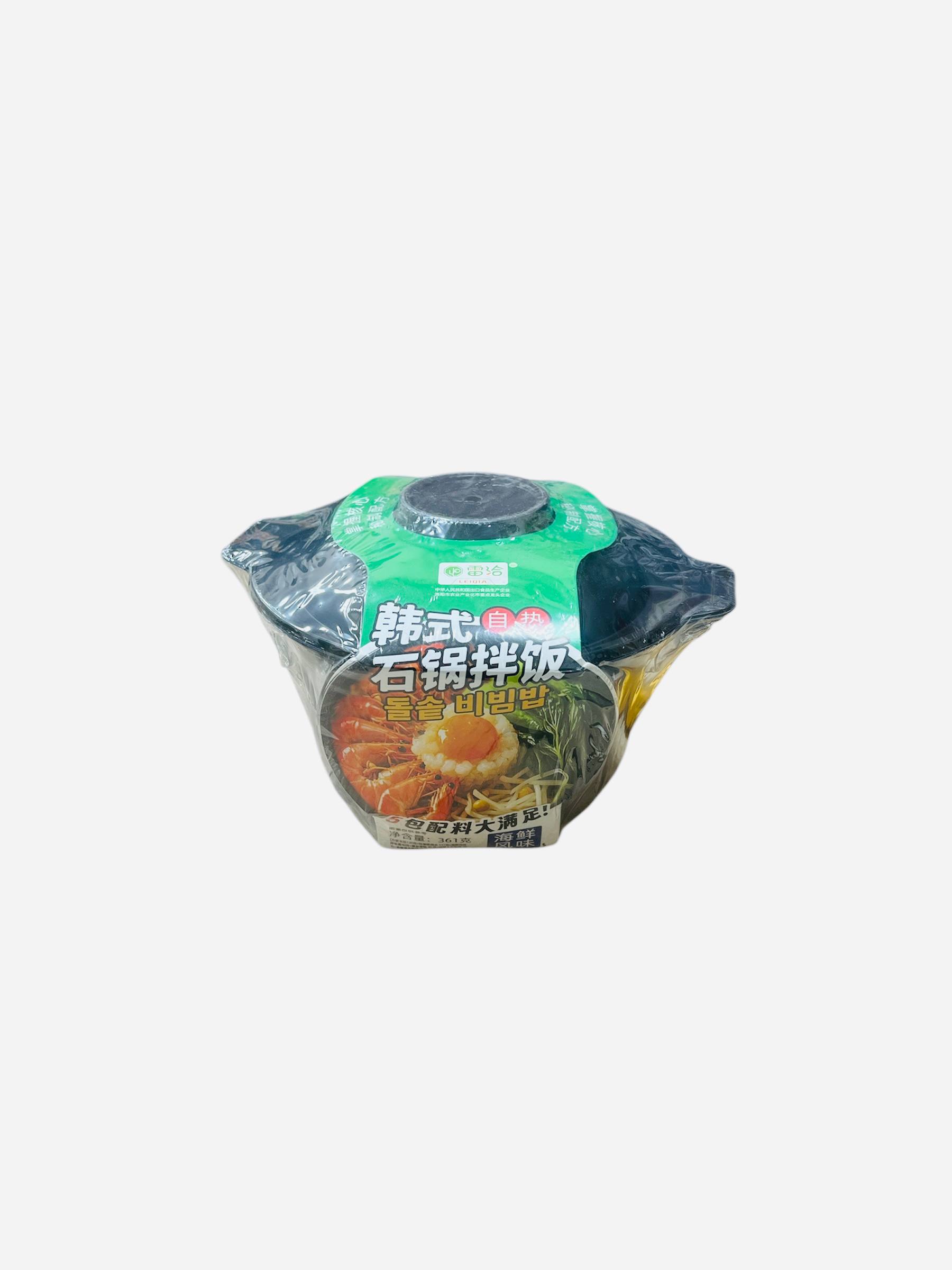 Саморазогревающаяся лапша LeiQia со вкусом пибимпаба с морепродуктами