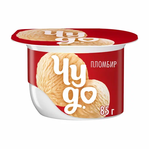 Десерт творожок Чудо Воздушный со вкусом пломбира 5,8% 85г