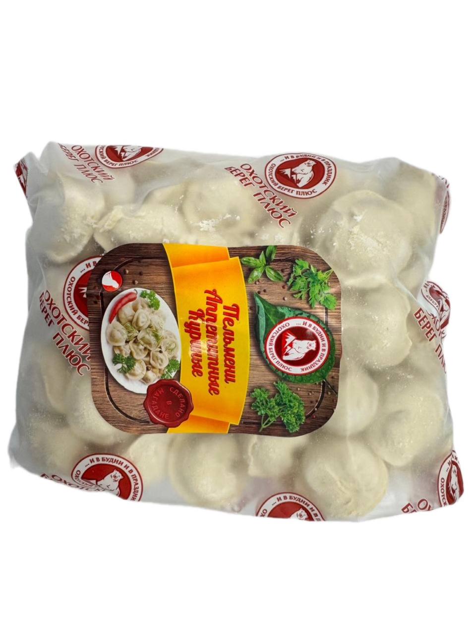Пельмени Аппетитные куриные Охотский берег 1кг