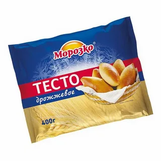 Тесто слоеное дрожжевое Морозко 400г