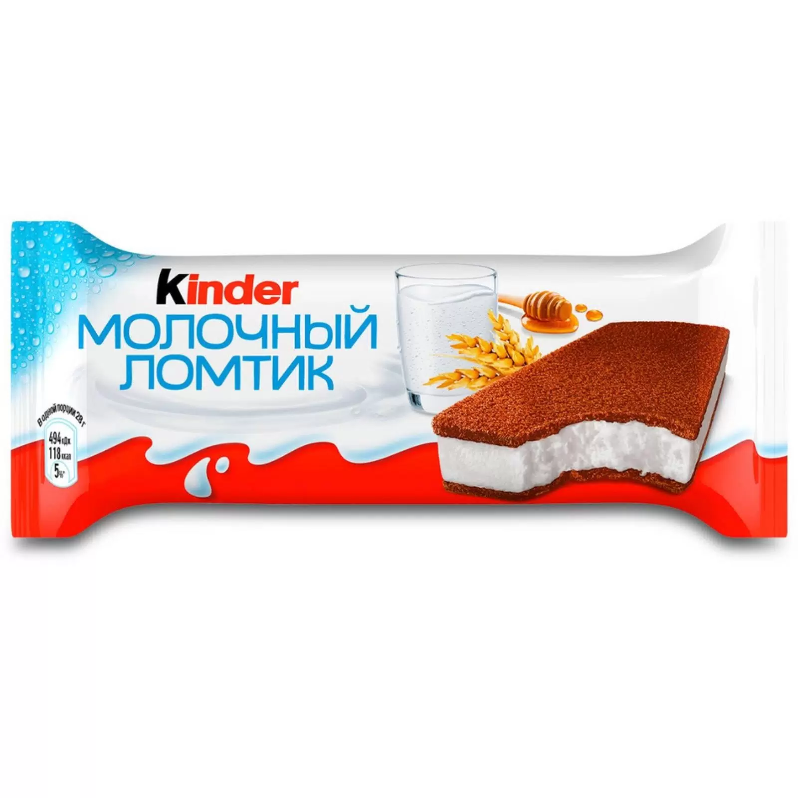 Пирожное Kinder Молочный ломтик 28г