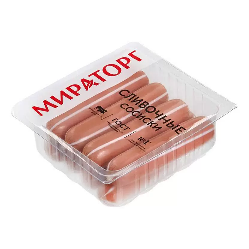 Сосиски Сливочные Мираторг 400г
