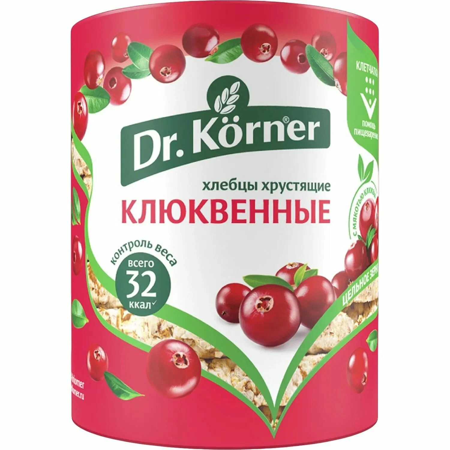 Хлебцы многозерновые Dr.Korner клюквенные 100 г