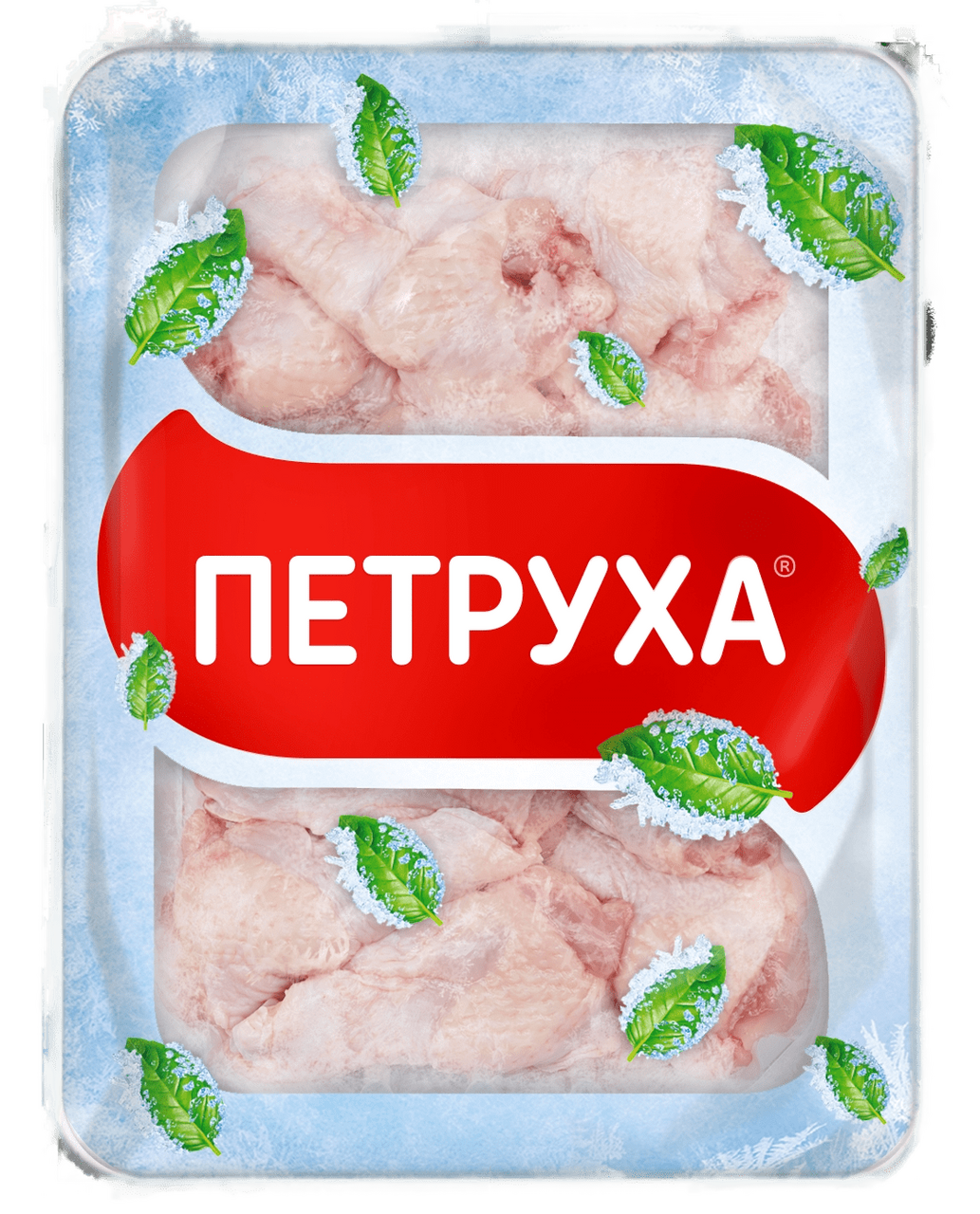 Крыло цыпленка-бройлера Петруха замороженное на подложке