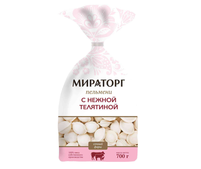 Пельмени Мираторг с нежной телятиной 700г