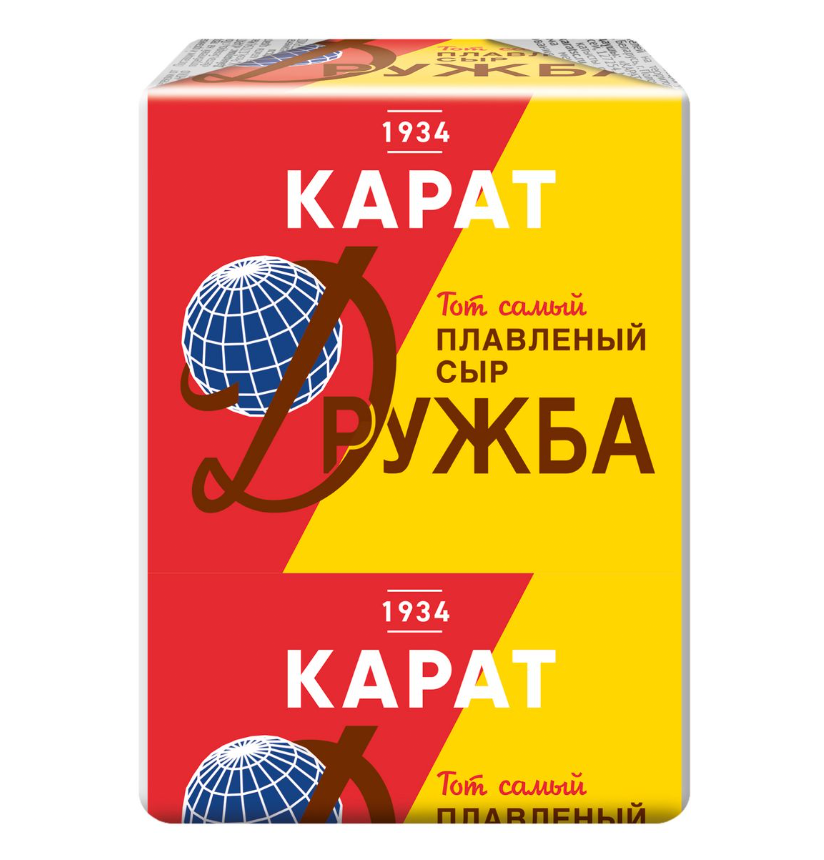 Сыр плавленый Карат Дружба 45% 90г