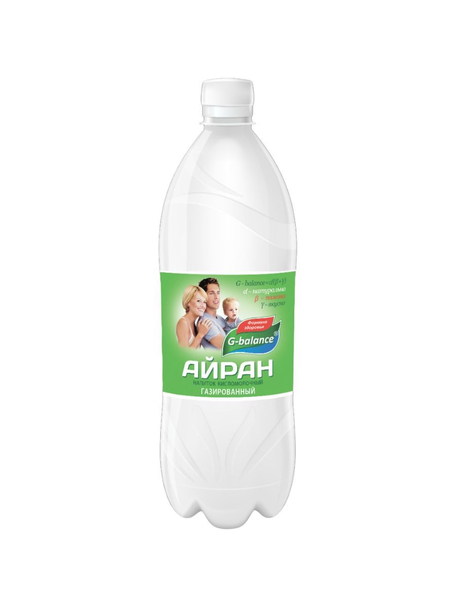 Напиток кисломолочный Айран G-Balance газированный 1% 500 мл