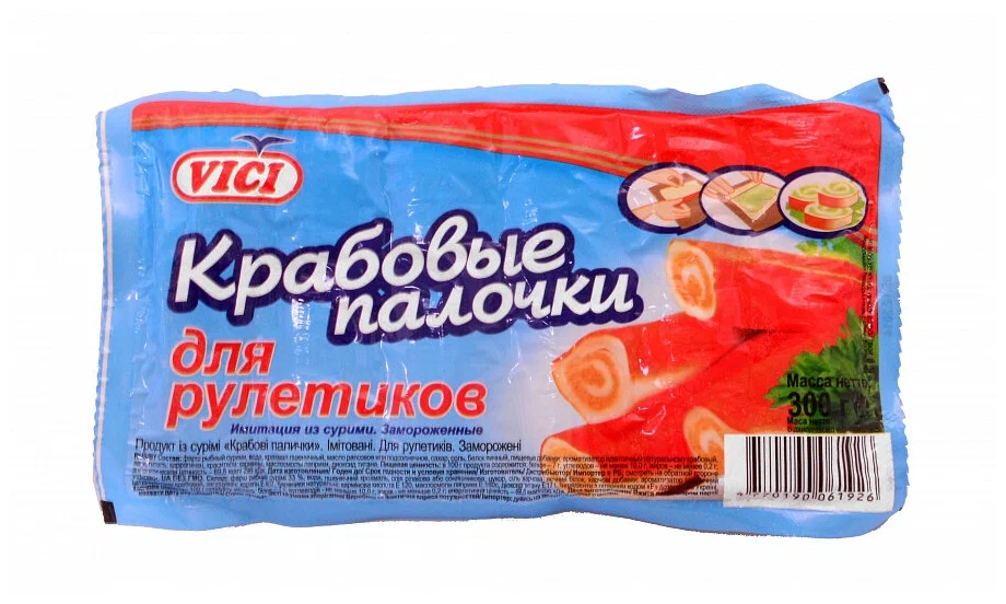 Крабовые палочки Vici для рулетиков 300г