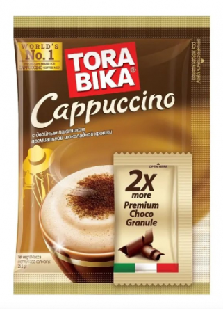 Кофе растворимый Torabika Cappuccino с шоколадной крошкой 25г