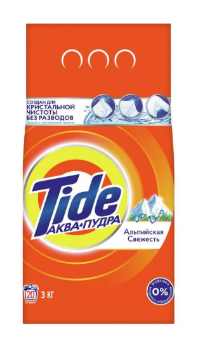 Tide Стиральный Порошок Альпийская Свежесть 3кг