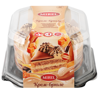 Торт Mirel Крем-брюле 650г