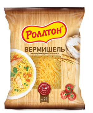 Вермишель Роллтон высший сорт 400г