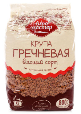 Крупа гречневая Агромастер 800г
