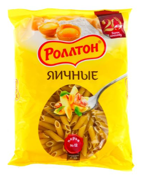 Макароны Роллтон Яичные Перья 400г
