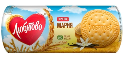 Печенье Любятово Мария традиционное затяжное 156г