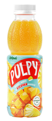 Напиток сокосодержащий Добрый Pulpy ананас-манго 450мл