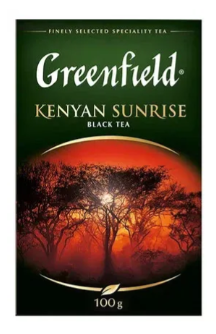 Чай черный Greenfield Kenyan Sunrise 100 пакетиков