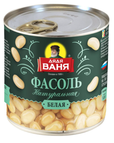 Фасоль Дядя Ваня белая 400г