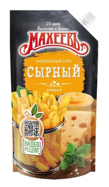 Майонезный Соус Махеевъ Сырный 25% 200г