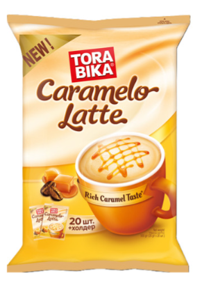 Кофе растворимый Torabika Caramelo Latte 25г